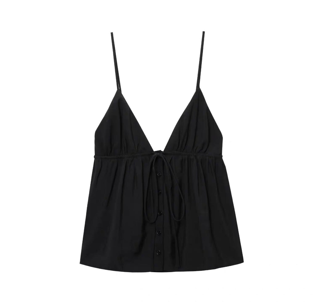 Flowy Tie Top