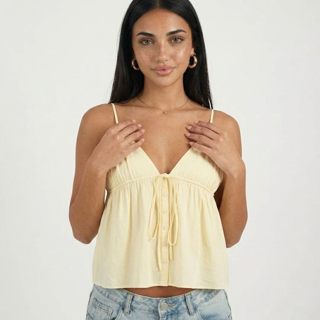Flowy Tie Top