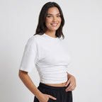 Soft Ruched Tee