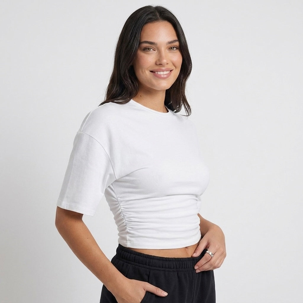 Soft Ruched Tee