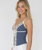Lace Corset Top