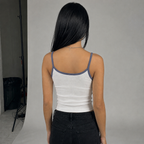 Contrast Trim Top