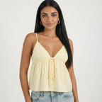 Flowy Tie Top