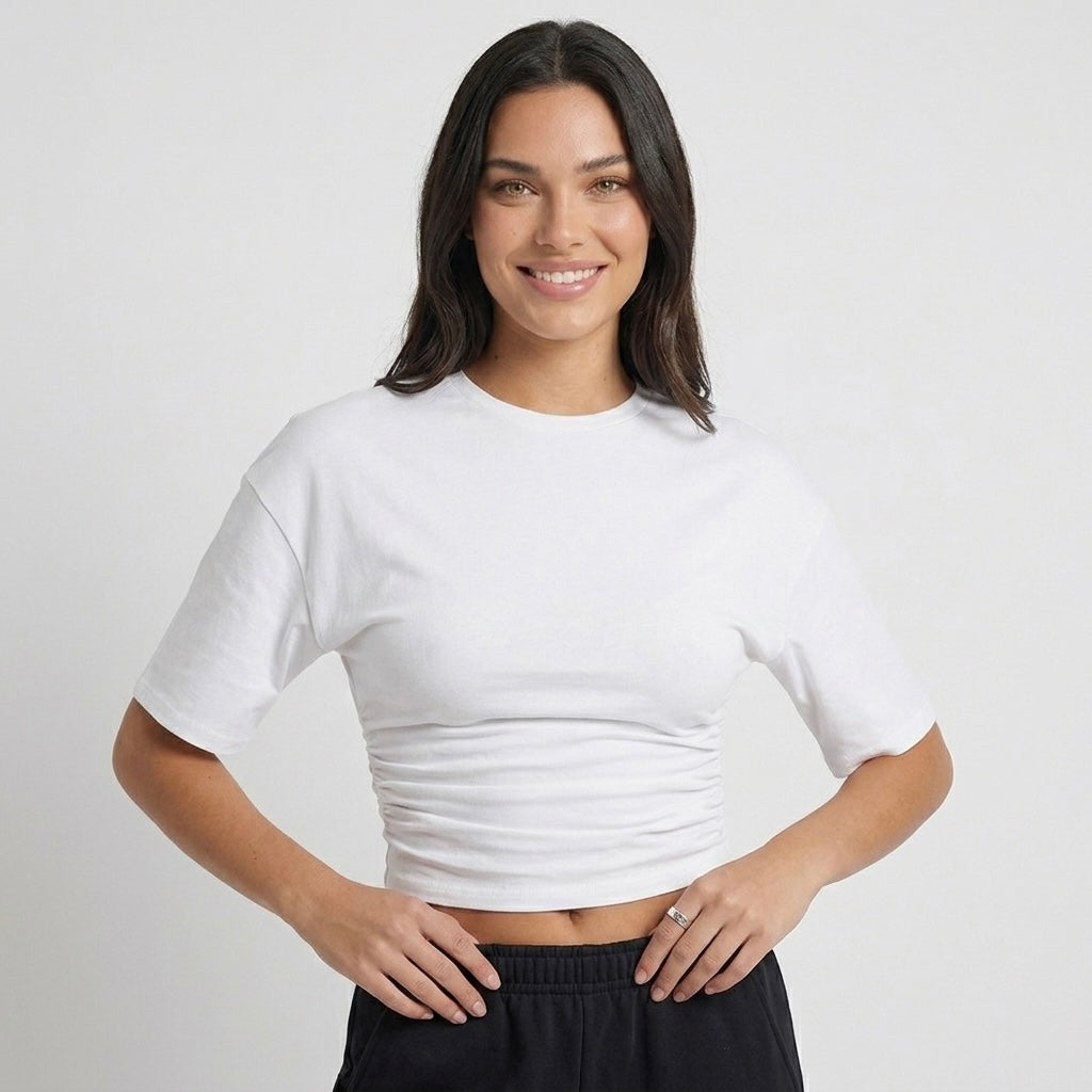 Soft Ruched Tee