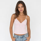 Pink V-Top