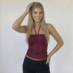 Lace Halter Top