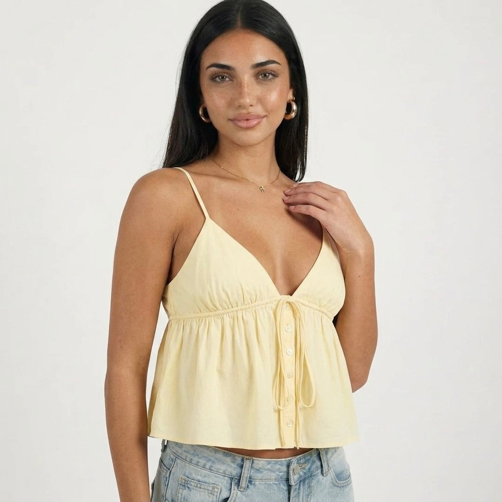 Flowy Tie Top