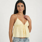 Flowy Tie Top