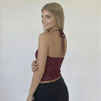 Lace Halter Top