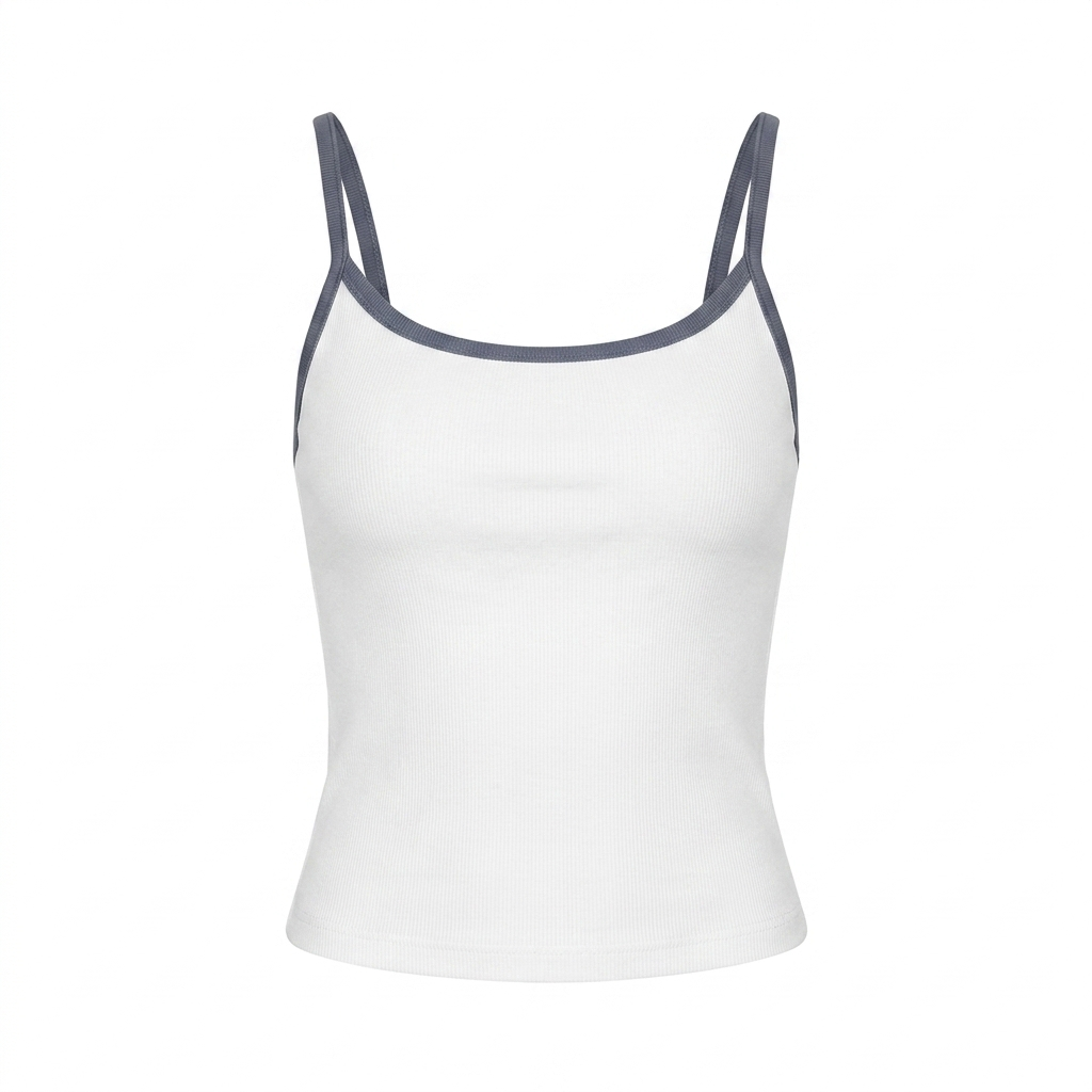 Contrast Trim Top