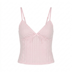 Pink V-Top