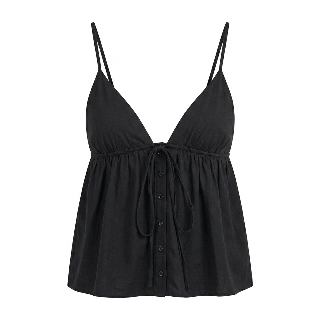 Flowy Tie Top
